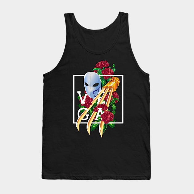 The Mask and Claw Tank Top by manoystee